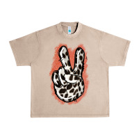 Dalmatians Skin Peace Sign Urban Heavy Tee | Teevron