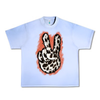 Grape Ice Dalmatians Skin Peace Sign Urban Heavy Tee - Jasminsmagicworld