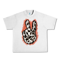 Lunar Rock Dalmatians Skin Peace Sign Urban Heavy Tee - Jasminsmagicworld