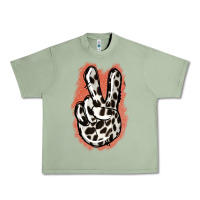 Oil Green Dalmatians Skin Peace Sign Urban Heavy Tee - Jasminsmagicworld