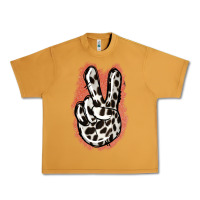 Peanut Butter Dalmatians Skin Peace Sign Urban Heavy Tee - Jasminsmagicworld