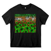 Black St. Patrick's Day leopard cowhide tumbler Heavy Core Tee - Neo Western
