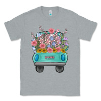Heather Grey truck with flowers malia Classic Tee - MaliasSmallBusiness