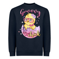 Groovy Chick Easter Heavyweight Sweatshirt | Teevron