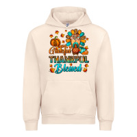 Sandshell Grateful Thankful Blessed Thanksgiving Cold Drink Urban Hoodie - FaDigitalArtStudio