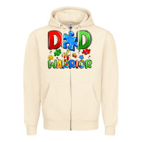 Sandshell dad of a warrior Zipper Hoodie - Artiststas