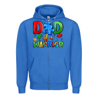True Royal dad of a warrior Zipper Hoodie - Artiststas