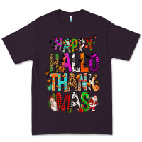 Plum happy hallothankmas Premium Tee - FaDigitalArtStudio