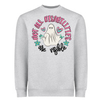 Heather Grey not all disabilities are visible Heavyweight Sweatshirt - MaliasSmallBusiness