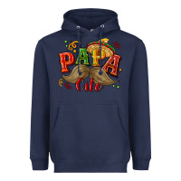 Navy Papa cito Heavyweight Hoodie - NancyCooperArtShop