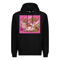 Black pigs Premium Hoodie - TumblerDesignByShophia