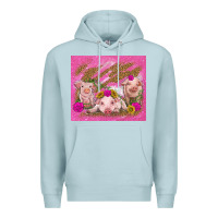 Blue Mist pigs Premium Hoodie - TumblerDesignByShophia
