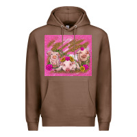 Chestnut pigs Premium Hoodie - TumblerDesignByShophia