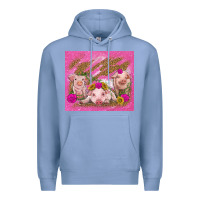 Colony Blue pigs Premium Hoodie - TumblerDesignByShophia