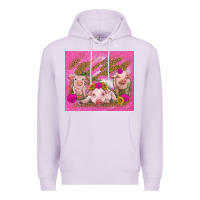 Lilac pigs Premium Hoodie - TumblerDesignByShophia