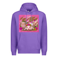 Purple pigs Premium Hoodie - TumblerDesignByShophia