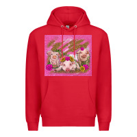 Red pigs Premium Hoodie - TumblerDesignByShophia