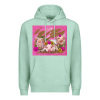 Seafoam pigs Premium Hoodie - TumblerDesignByShophia