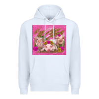 White pigs Premium Hoodie - TumblerDesignByShophia