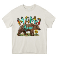 Cream mama bear Heavy Core Tee - BarkalooDesign
