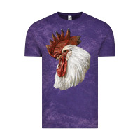 Cloud Purple Leghorn Rooster Head Vintage Tee - LillyAllenDesigns