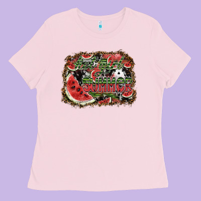 Hot Girl Summer Ladies Tee Designed By Sublimationcraftshop