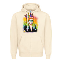 Sandshell drag queen Zipper Hoodie - Artiststas