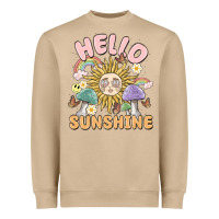 Mushroom hello sunshine Heavyweight Sweatshirt - MaliasSmallBusiness
