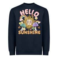 Navy hello sunshine Heavyweight Sweatshirt - MaliasSmallBusiness