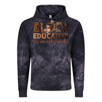 Cloud Black black educator by popular demand Vintage Hoodie - NancyCooperArtShop