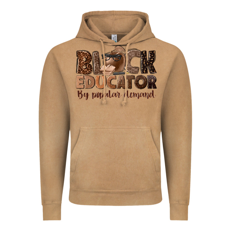 Black Educator By Popular Demand Vintage Hoodie by NancyCooperArtShop | Teevron