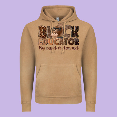Black Educator By Popular Demand Vintage Hoodie Designed By Nancycooperartshop