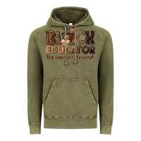 Vintage Olive black educator by popular demand Vintage Hoodie - NancyCooperArtShop