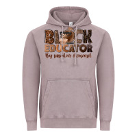 Vintage Zinc black educator by popular demand Vintage Hoodie - NancyCooperArtShop