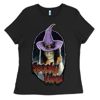 Black spooky vibes Ladies Tee - JahusDesignShop