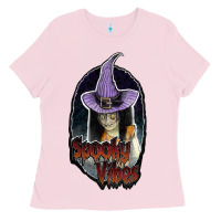 Bubblegum Pink spooky vibes Ladies Tee - JahusDesignShop