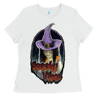 White spooky vibes Ladies Tee - JahusDesignShop