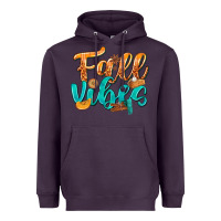 Plum Fall Vibes with Food Heavyweight Hoodie - texasbilliewilder