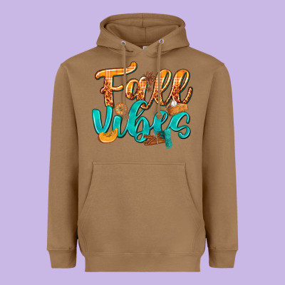 Fall Vibes With Food Heavyweight Hoodie Designed By Texasbilliewilder