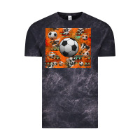 Cloud Black soccer aztec glitter tumbler Vintage Tee - Jasminsmagicworld