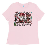 Bubblegum Pink for the love of the christmas Ladies Tee - CowhideDigitalArt