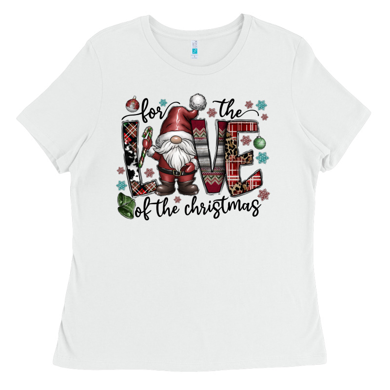 For The Love Of The Christmas Ladies Tee by CowhideDigitalArt | Teevron