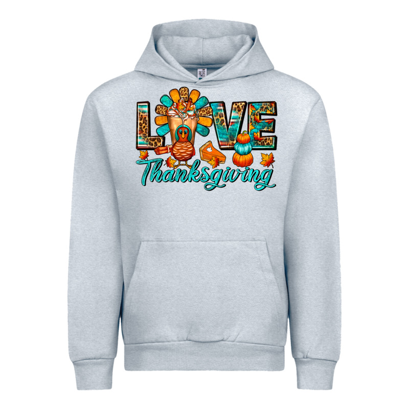Love Thanksgiving Gobble And Frappe Urban Hoodie by FaDigitalArtStudio | Teevron