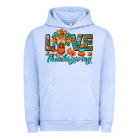 Pigment Grape Ice Love Thanksgiving Gobble And Frappe Urban Hoodie - FaDigitalArtStudio