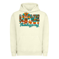 Pigment Pistachio Love Thanksgiving Gobble And Frappe Urban Hoodie - FaDigitalArtStudio