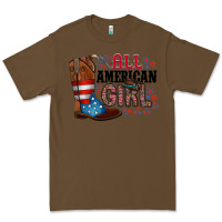 Cacao all american girl Premium Tee - RacoonDesign