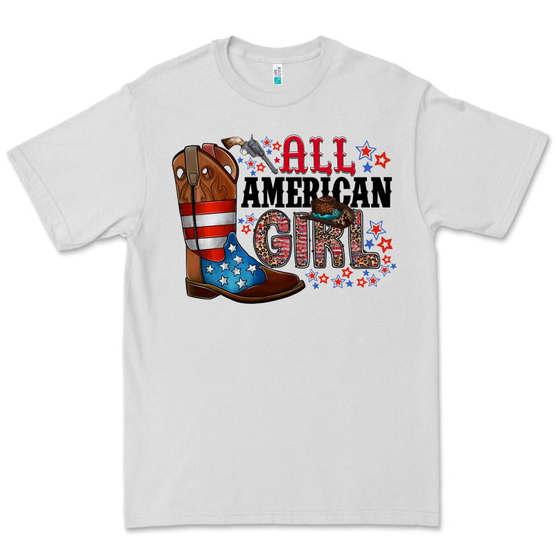 All American Girl Premium Tee by RacoonDesign | Teevron