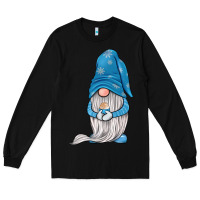Black winter gnome Long Sleeve Tee - JahusDesignShop