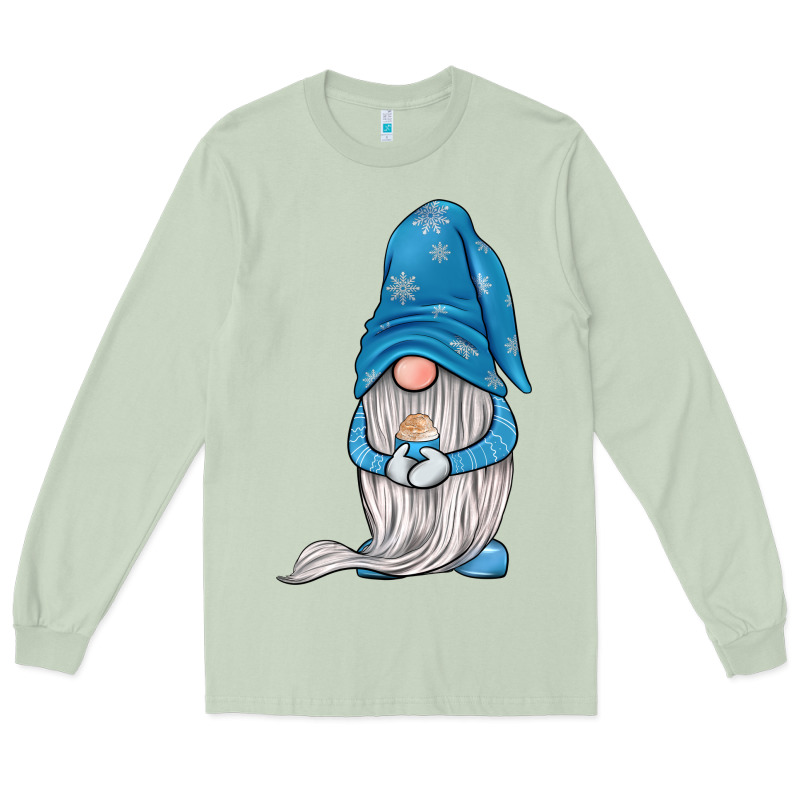 Winter Gnome Long Sleeve Tee by JahusDesignShop | Teevron