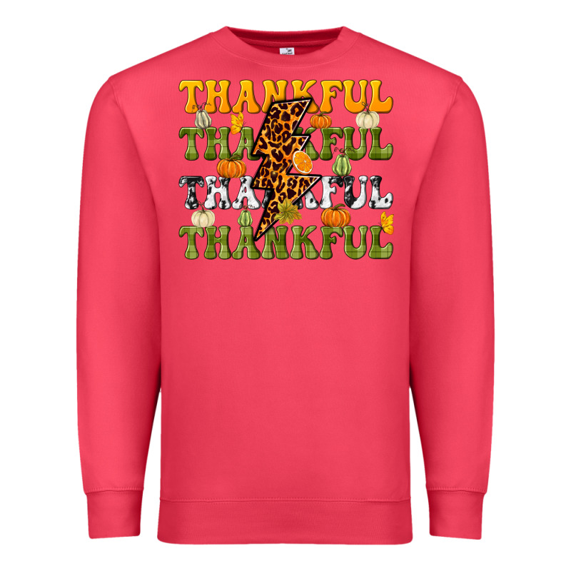 Thankful Thankful Thankful Premium Sweatshirt by NancyCooperArtShop | Teevron